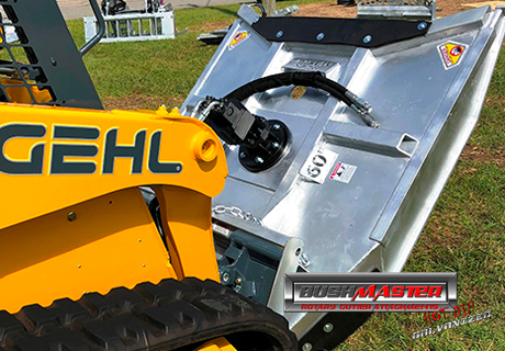 BushMaster SL601 Skidsteer rotary cutter attachment